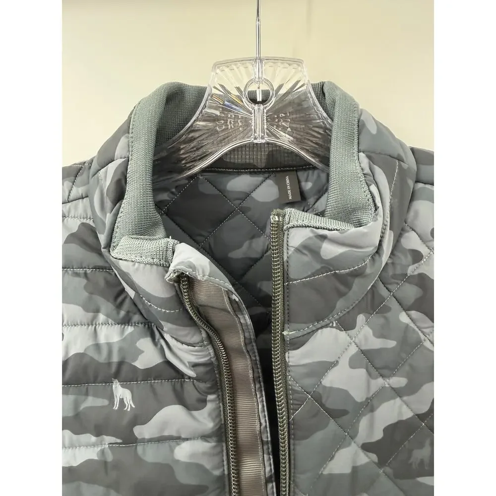 Greyson Men’s Camo Scape Yukon 1/2 Zip Hybrid Performance Jacket Size Large